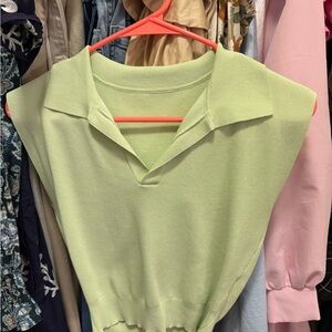 Women's Light Green Sweater